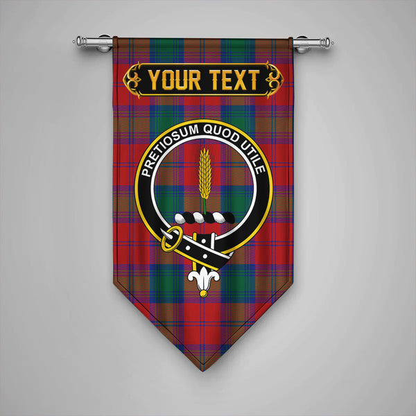 Auchinleck Clan Badge Tartan Gonfalon Personalize