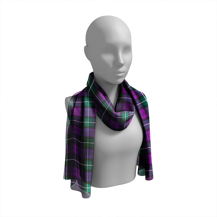 Baillie (Highland Society of London) Modern Tartan Classic Silk Habotai Long Scarf
