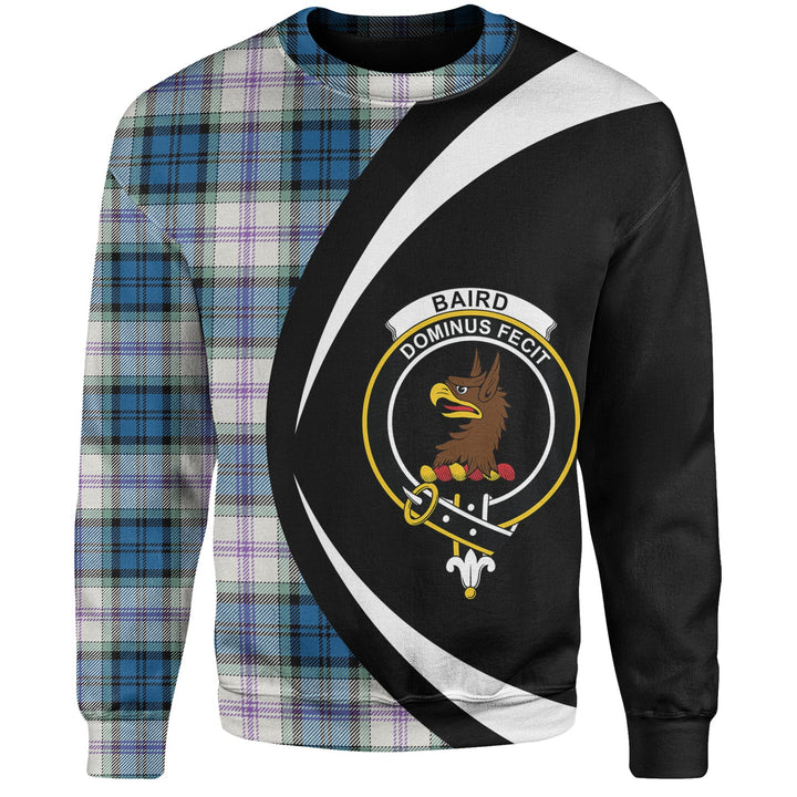 Baird Dress Dance (Baines Dress Dance) Clan Badge Tartan Sweatshirt Circle Style Personalized