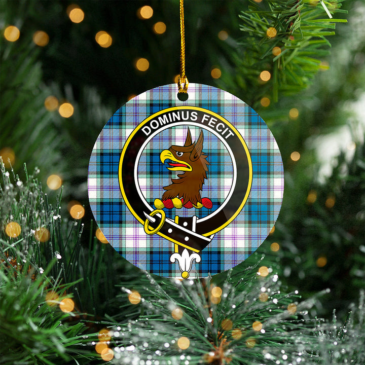 Baird Dress Dance (Baines Dress Dance) Clan Badge Tartan Plastic Christmas Ornaments