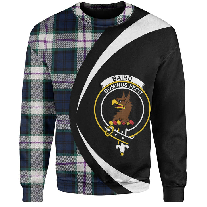 Baird Dress (Baines Dress) Clan Badge Tartan Sweatshirt Circle Style Personalized