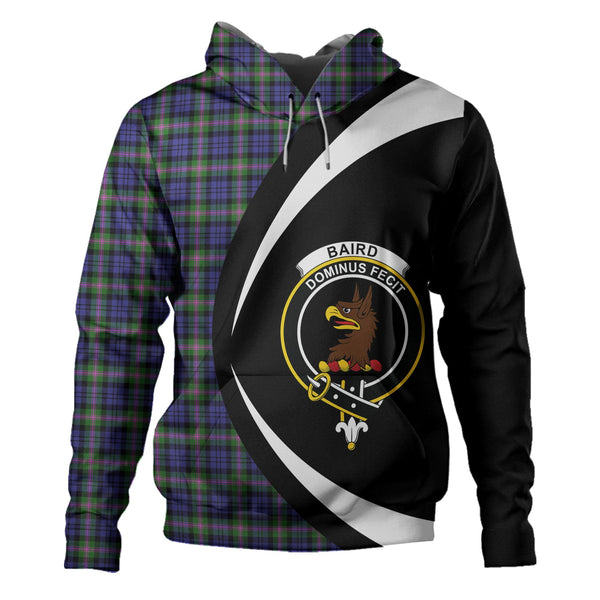 Baird Modern Clan Badge Tartan Hoodie Circle Style