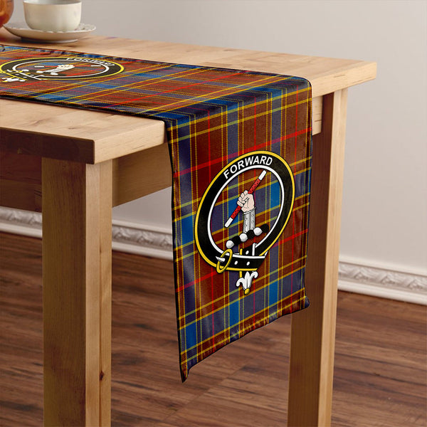 Balfour Modern Clan Badge Tartan Table Runner