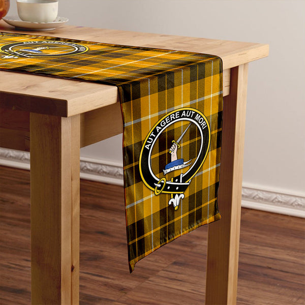 Barclay Dress Weathered Clan Badge Tartan Table Runner