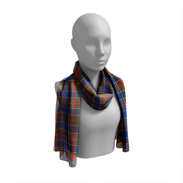 Beatty (Beattie) Modern Tartan Classic Silk Habotai Long Scarf