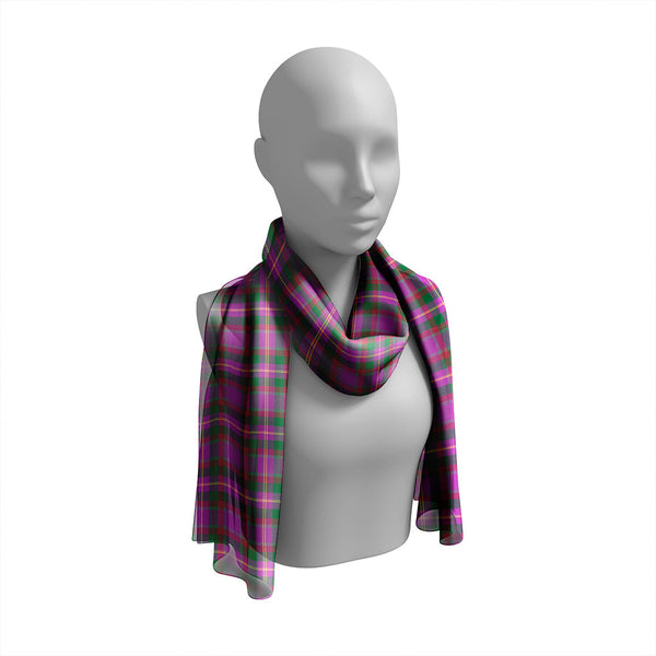 Belfrage (Belfarge) Ancient Tartan Classic Silk Habotai Long Scarf