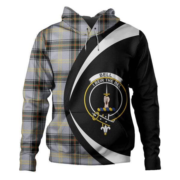Bell of the Borders Ancient Clan Badge Tartan Hoodie Circle Style