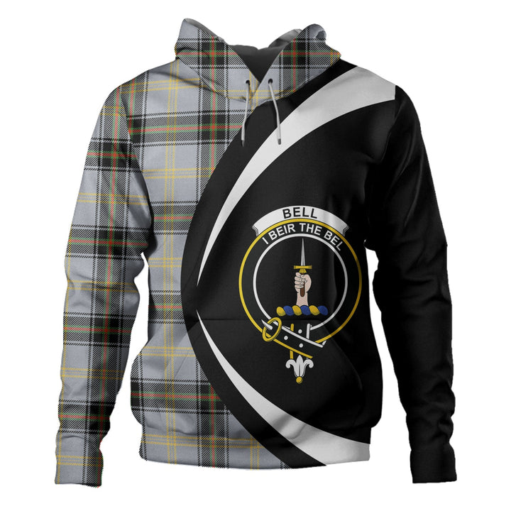 Bell of the Borders Ancient Clan Badge Tartan Hoodie Circle Style