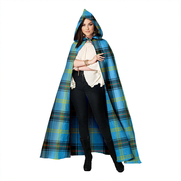 Bell of the Borders Modern Clan Badge Tartan Hooded Cloak