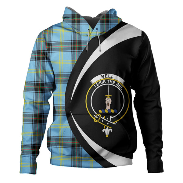 Bell of the Borders Modern Clan Badge Tartan Hoodie Circle Style