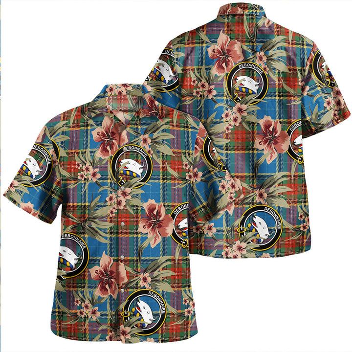 Bethune Ancient Clan Badge Tartan Aloha Hawaiian Shirt Tropical Old Style