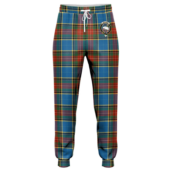 Bethune Ancient Clan Badge Tartan Jogger Pants