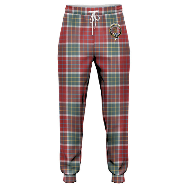 Blackie Weathered Clan Badge Tartan Jogger Pants