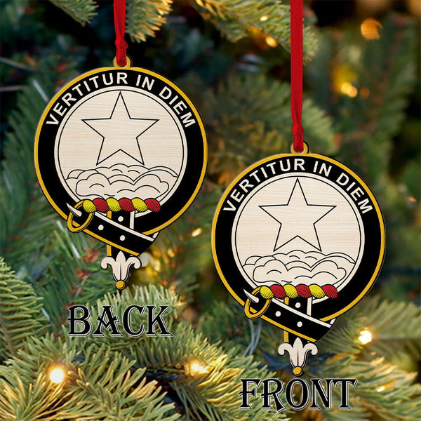 Blackstock Clan Badge Wood Acrylic Ornament
