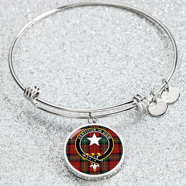 Blackstock Dress Modern Clan Badge Tartan Classic Circle Bangle