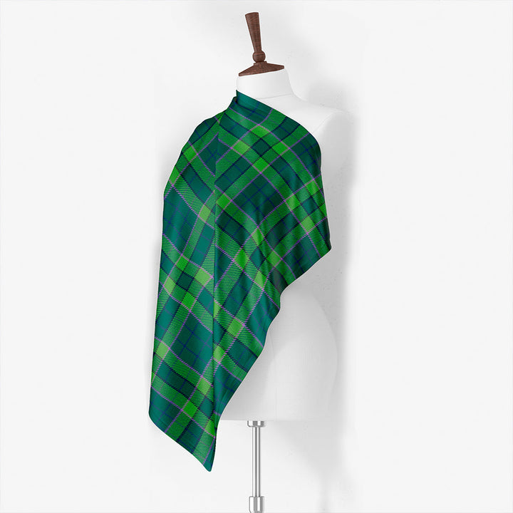 Blackwood Modern Tartan Classic Silk Habotai Square Scarf