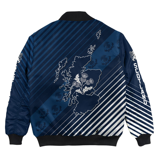 Scotland Thistle Classic Bomber Jacket | Celticprime.com