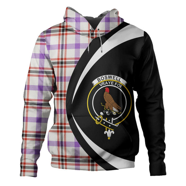 Boswell Dress Ancient Clan Badge Tartan Hoodie Circle Style