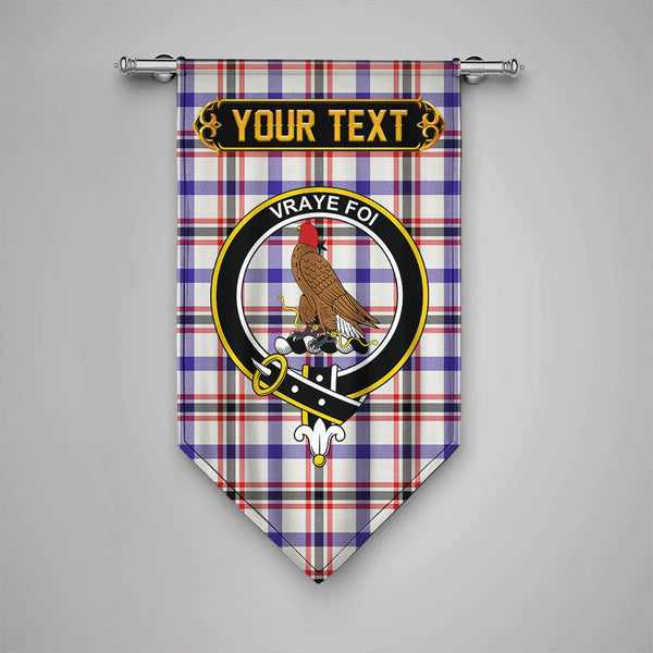 Boswell Dress Modern Clan Badge Tartan Gonfalon Personalize