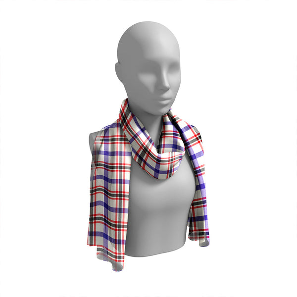 Boswell Dress Modern Tartan Classic Silk Habotai Long Scarf