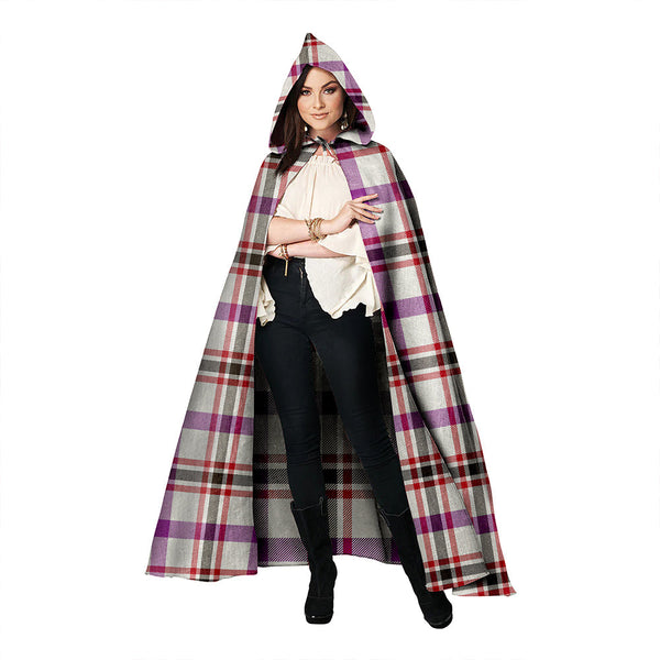 Boswell Dress Weathered Clan Badge Tartan Hooded Cloak