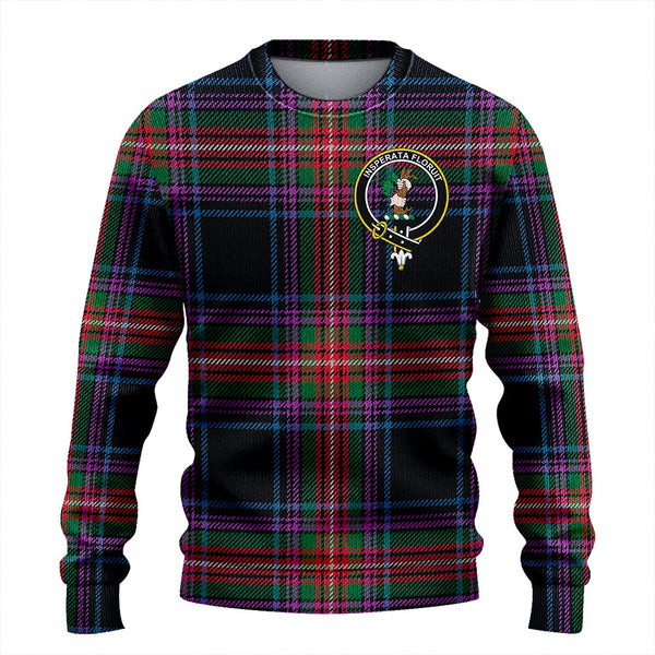 Braveheart Warrior (Watson #2) Ancient Clan Badge Tartan Knitted Sweater