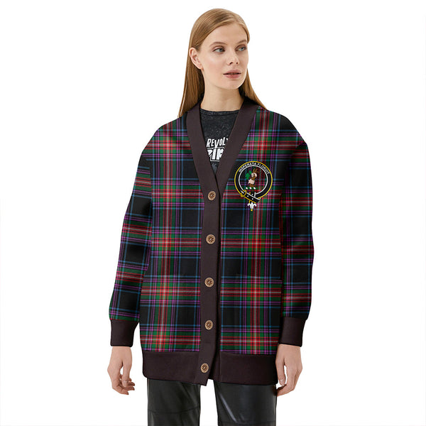 Braveheart Warrior (Watson #2) Ancient Clan Badge Tartan V-neck Cardigan