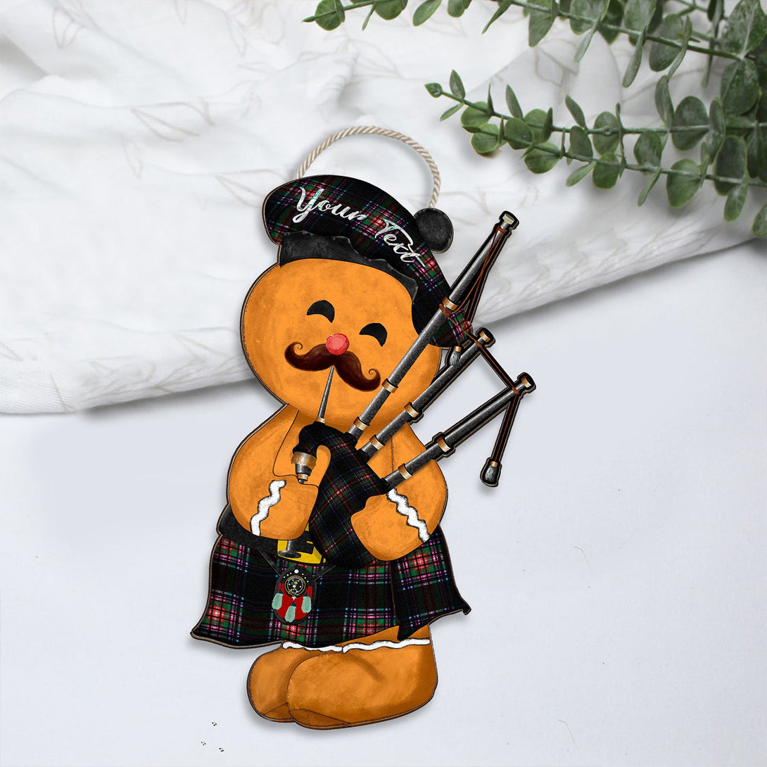 Braveheart Warrior (Watson 2) Ancient Crest Tartan Wooden Sign