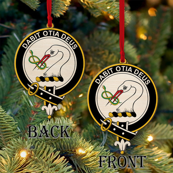 Brisbane Clan Badge Wood Acrylic Ornament