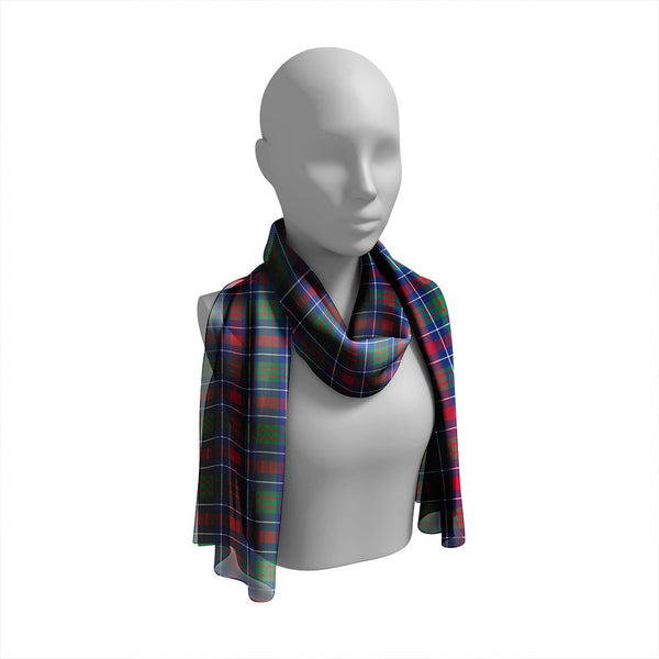 Brough Modern Tartan Classic Silk Habotai Long Scarf