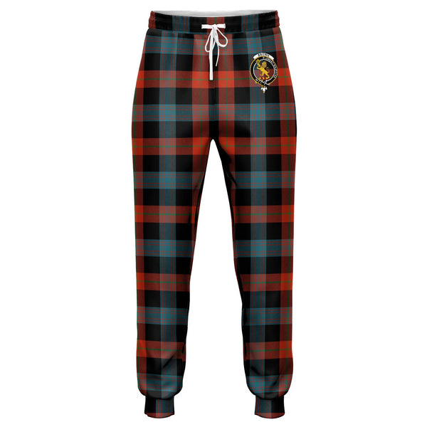 Brown (Broun) Ancient Clan Badge Tartan Jogger Pants