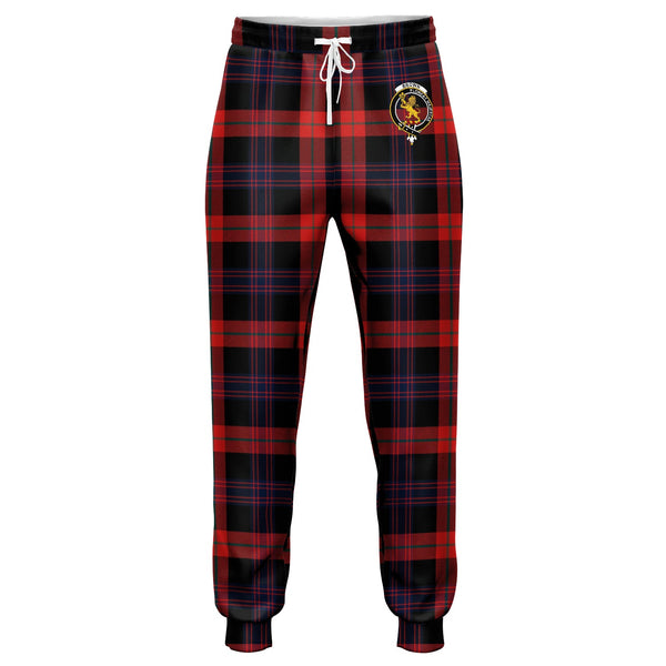 Brown (Broun) Modern Clan Badge Tartan Jogger Pants