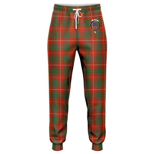 Bruce Ancient Clan Badge Tartan Jogger Pants