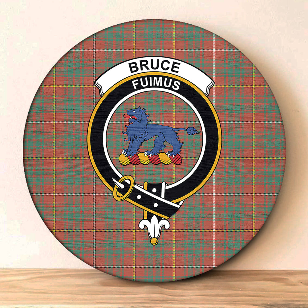 Bruce Ancient Tartan - Military T-Shirt