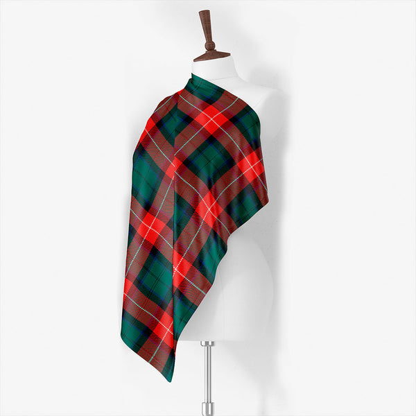 Bryant #2 Modern Tartan Classic Silk Habotai Square Scarf