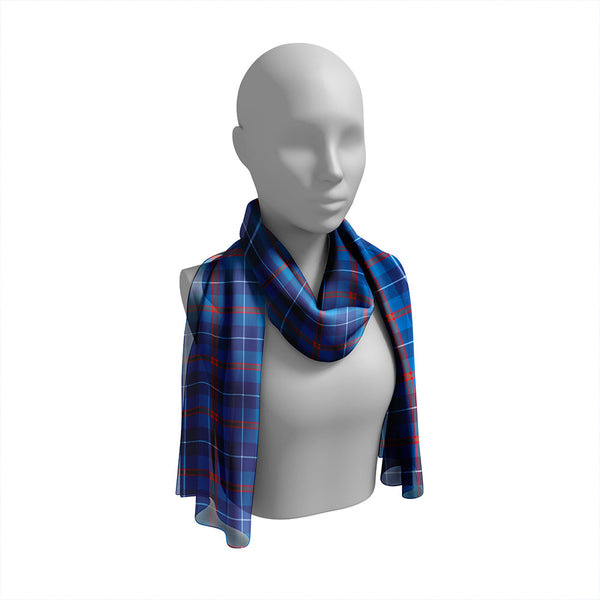 Bryson 1988 Modern Tartan Classic Silk Habotai Long Scarf