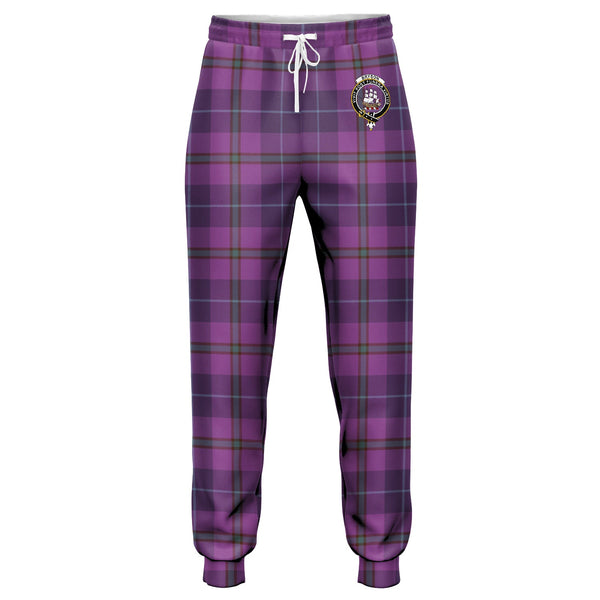 Bryson Weathered Clan Badge Tartan Jogger Pants
