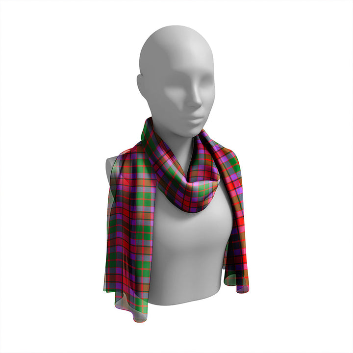 Buccleuch Ancient Tartan Classic Silk Habotai Long Scarf