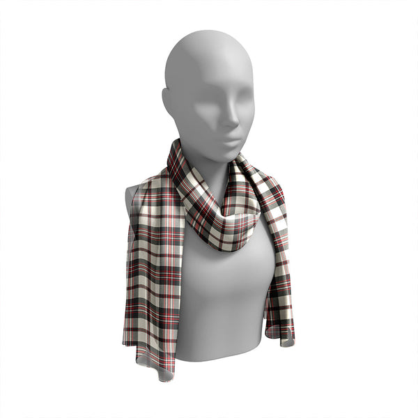 Buccleuch Dress Weathered Tartan Classic Silk Habotai Long Scarf