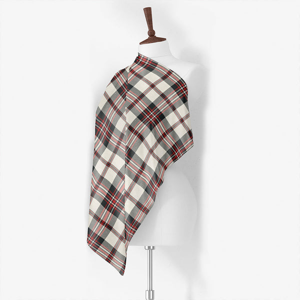 Buccleuch Dress Weathered Tartan Classic Silk Habotai Square Scarf