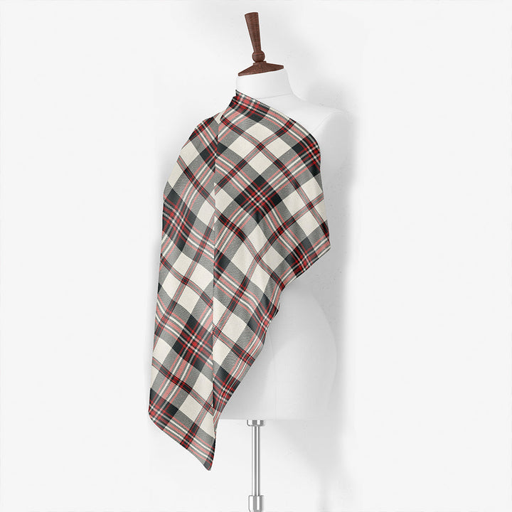 Buccleuch Dress Weathered Tartan Classic Silk Habotai Square Scarf