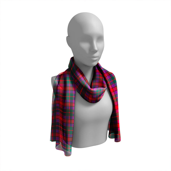 Buccleuch Modern Tartan Classic Silk Habotai Long Scarf