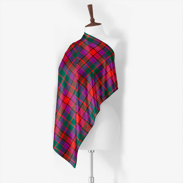 Buccleuch Modern Tartan Classic Silk Habotai Square Scarf