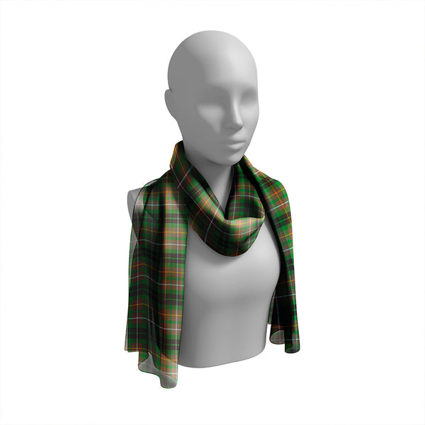 Buchanan Hunting Ancient Tartan Classic Silk Habotai Long Scarf