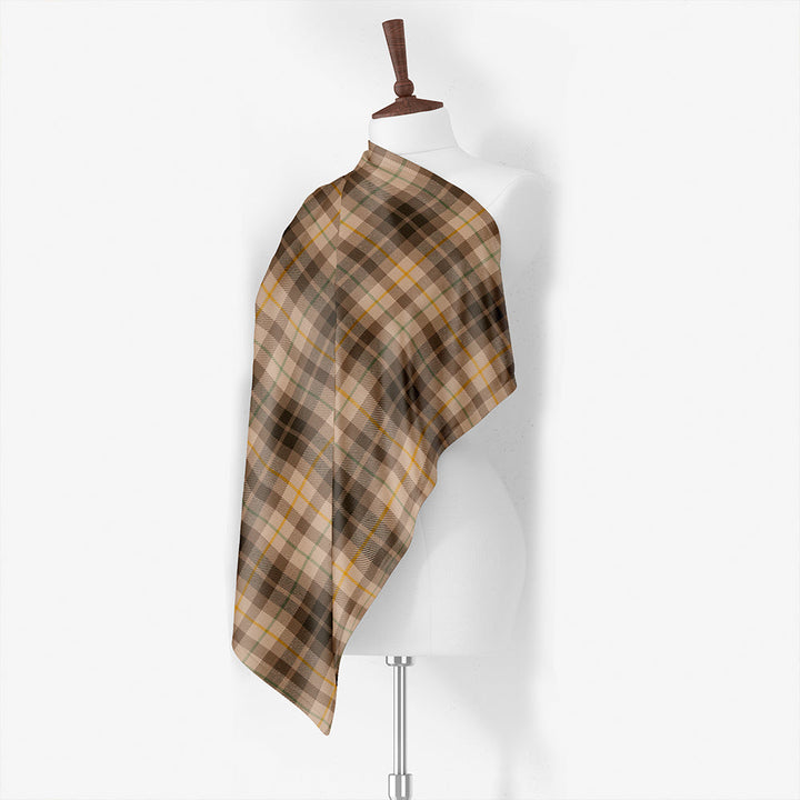 Buchanan Hunting Weathered Tartan Classic Silk Habotai Square Scarf