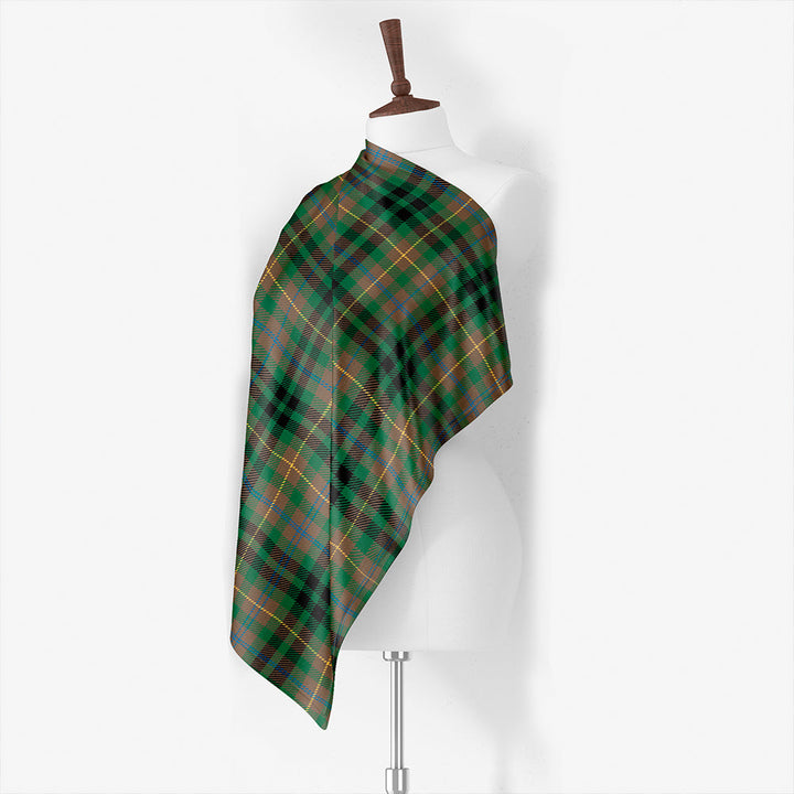 Buchanan Hunting #3 Ancient Tartan Classic Silk Habotai Square Scarf