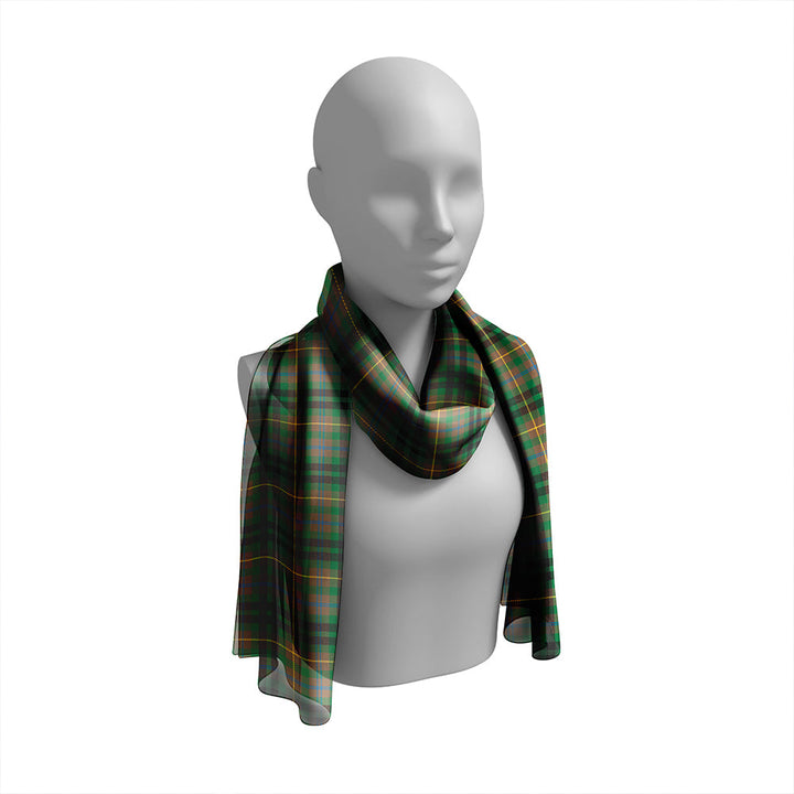 Buchanan Hunting #3 Ancient Tartan Classic Silk Habotai Long Scarf