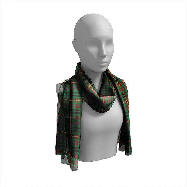 Buchanan Hunting #3 Modern Tartan Classic Silk Habotai Long Scarf