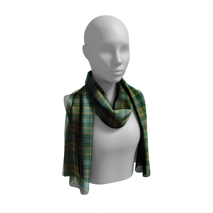 Buchanan Hunting #4 Ancient Tartan Classic Silk Habotai Long Scarf