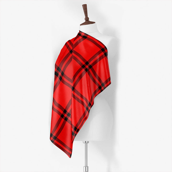 Buie Tartan Classic Silk Habotai Square Scarf